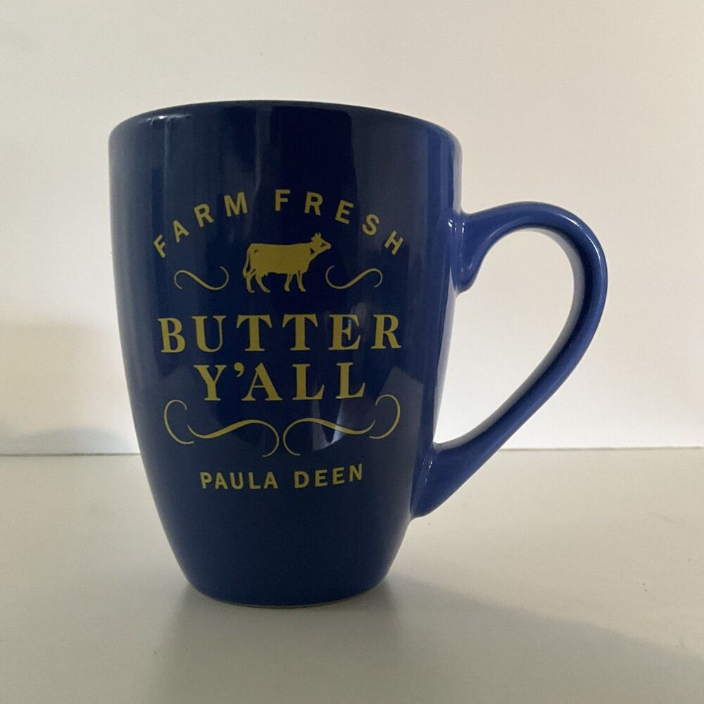Paula Deen Collection Farm Fresh Butter Y’all 20 Oz Mug
